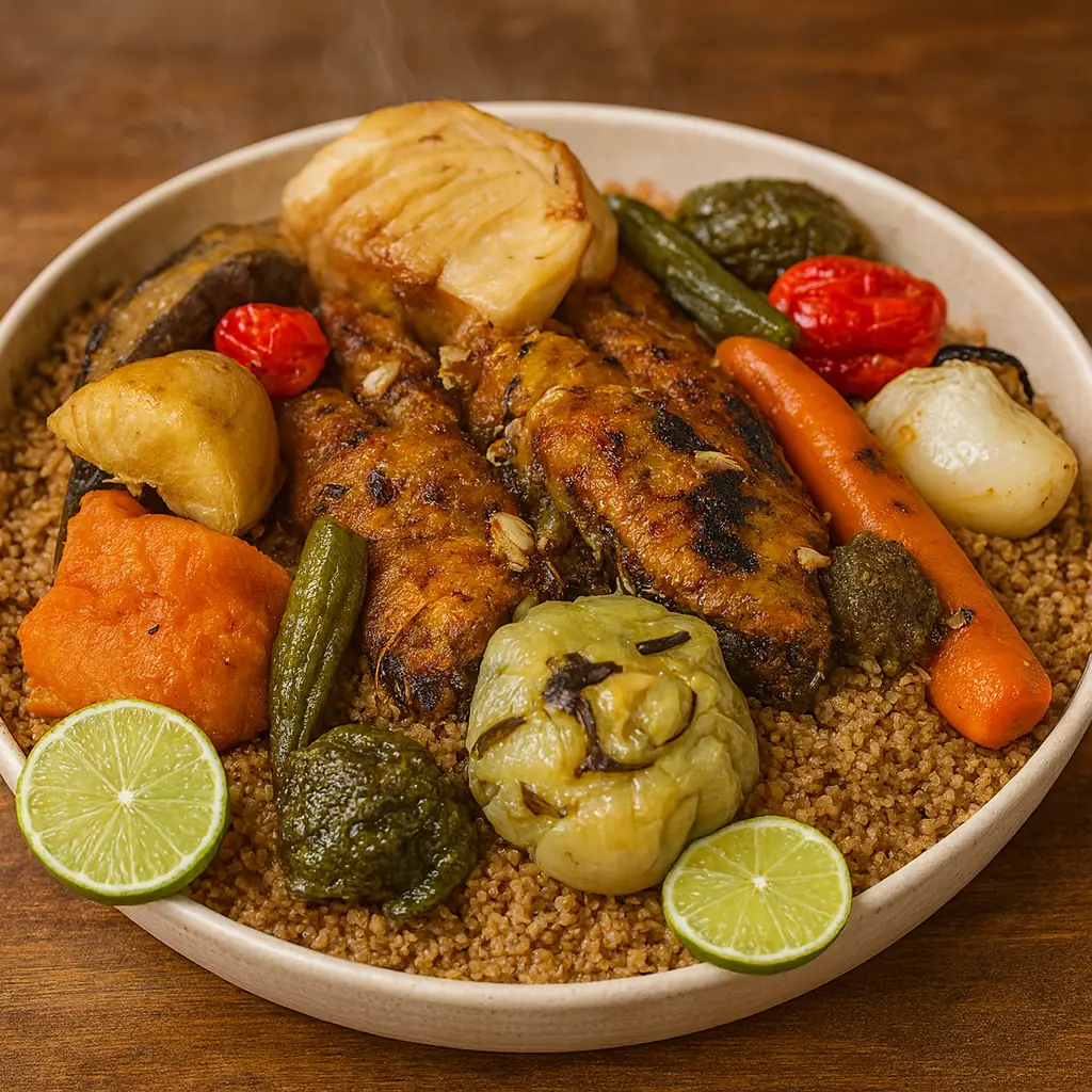 Thiebou Dieune blanc