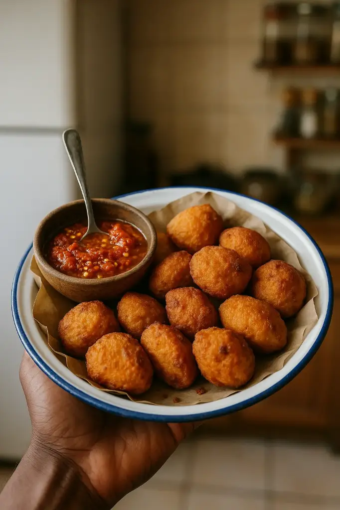 Akara niébé avec sauce pimenté (lot de 6)